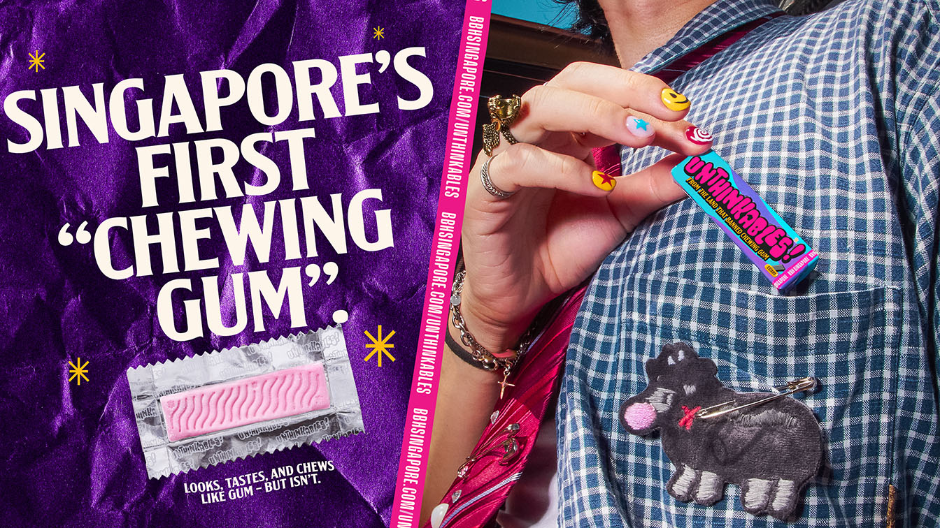 BBH Singapore’s “Unthinkables!” celebrates 60 years with a legal chewing “gum”