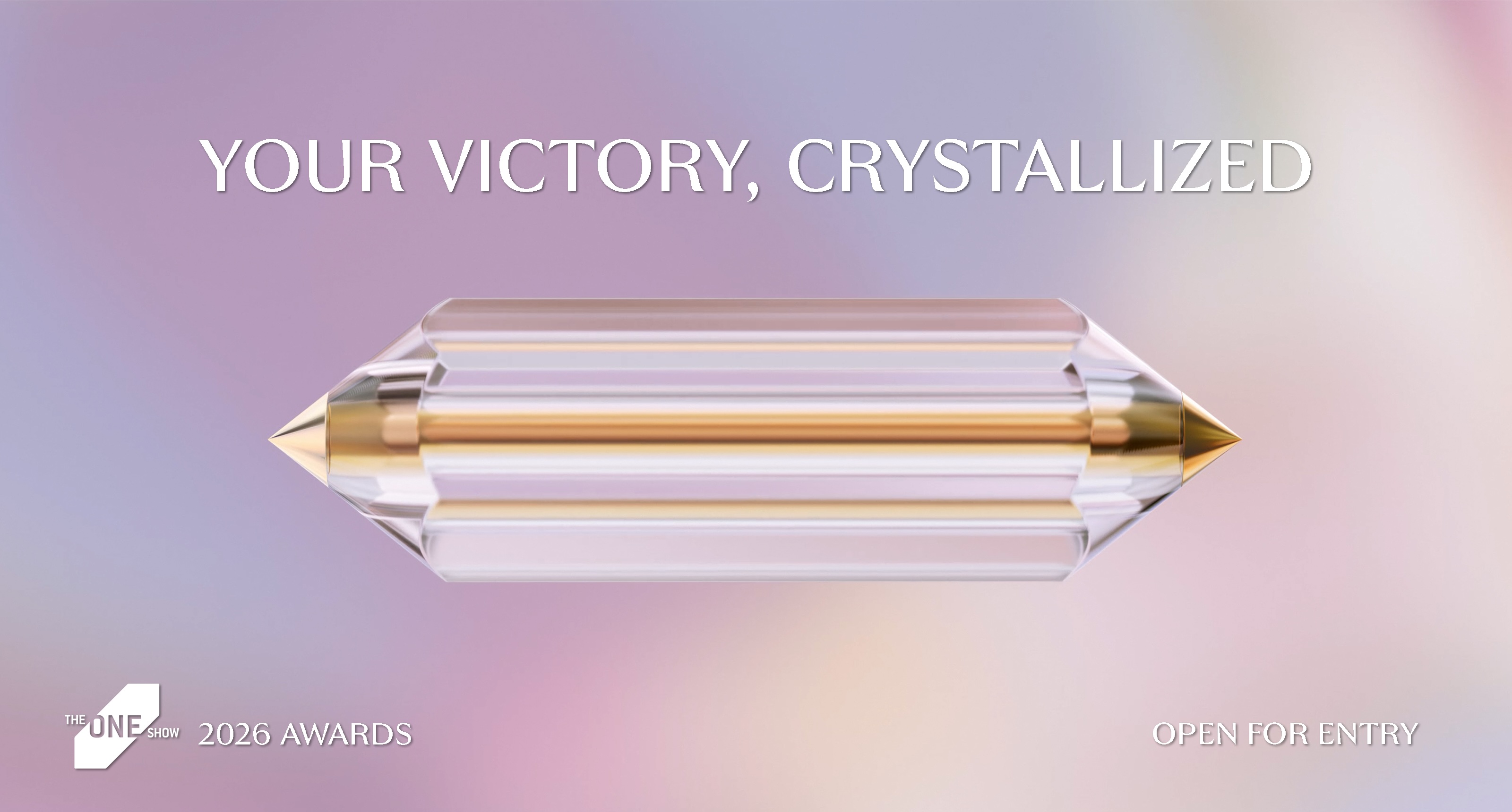 Prestigious Crystal Pencil takes center stage in The One Show 2026 call for entries campaign