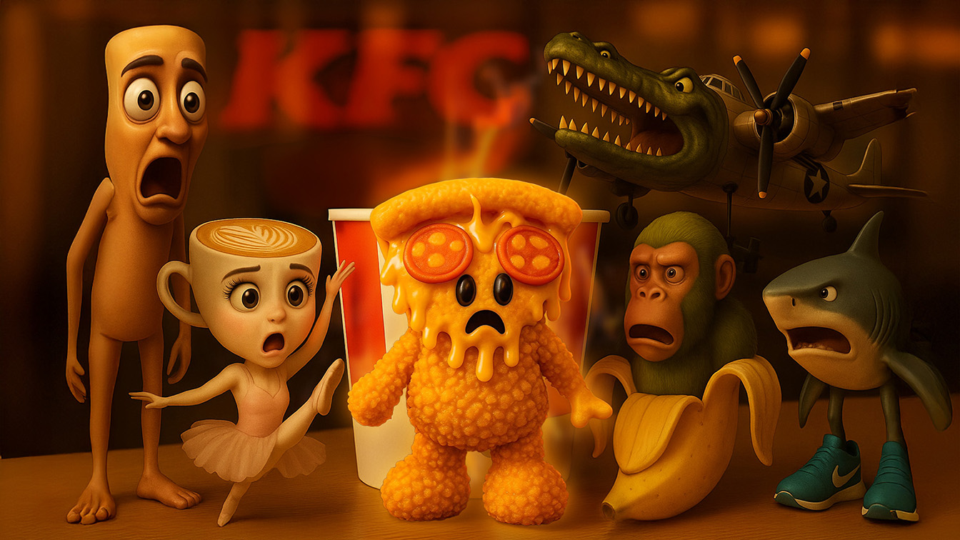 KFC Thailand brings back Chizza in surreal brainrot style with Chizzalulu Chizzalala