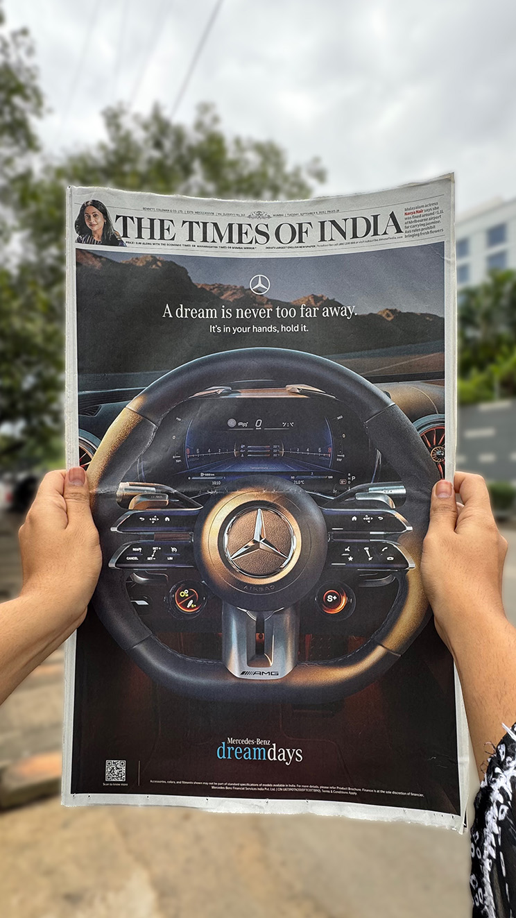 Mercedes-Benz hands the wheel to dreamers in ‘Dream Days’ campaign via Team X BBDO India