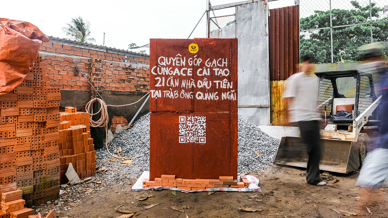 Happiness Saigon helps ACE turn bricks into a symbol of real change