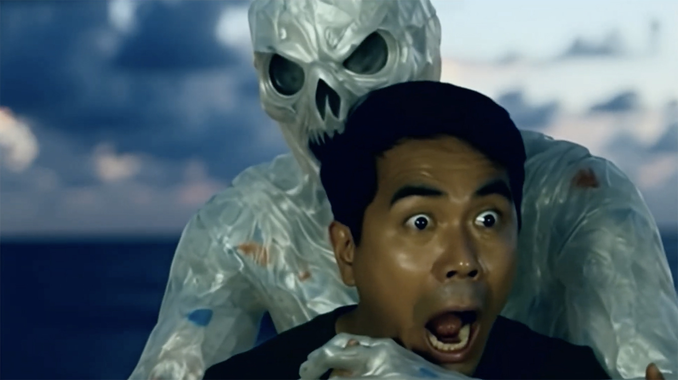 Less Plastic Thailand and SuthisakStudio turn plastic waste into a Halloween horror campaign