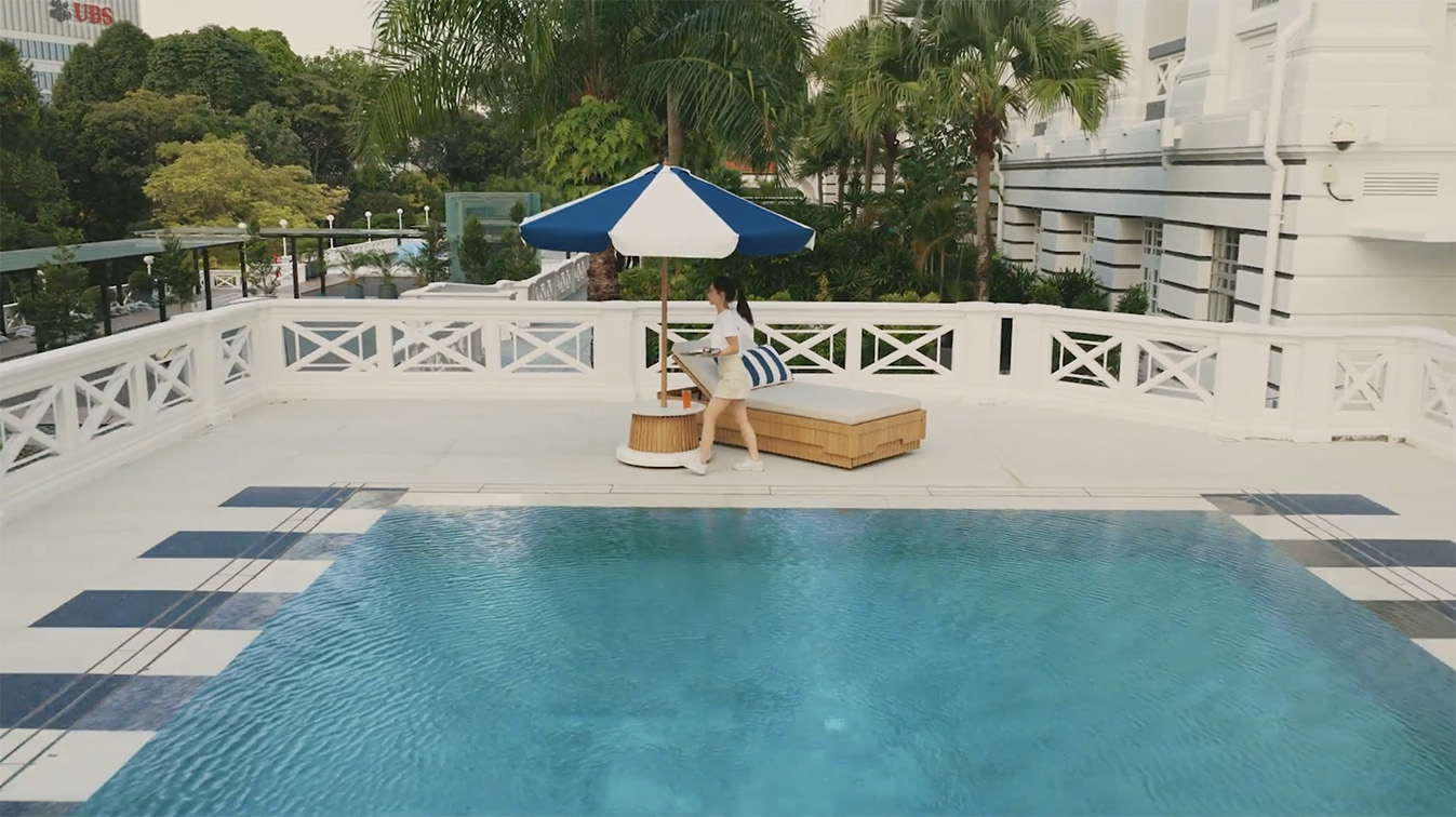 Sunbed and pool umbrella take centre stage in METT Singapore film by Forsman & Bodenfors