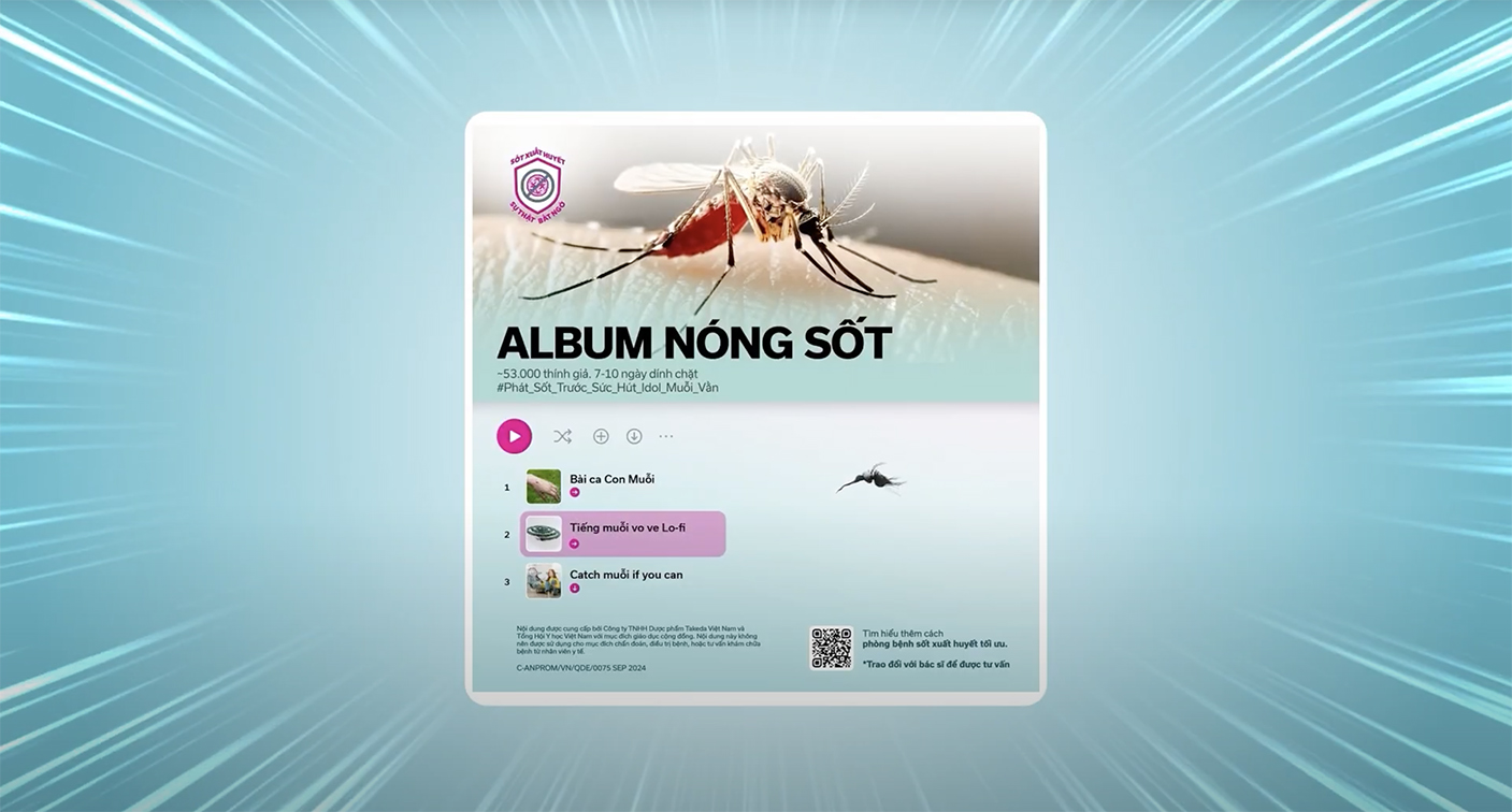 Dentsu Redder’s DeRIGHT-V 1.0 for Takeda Vietnam brings the fight against dengue to everyday life