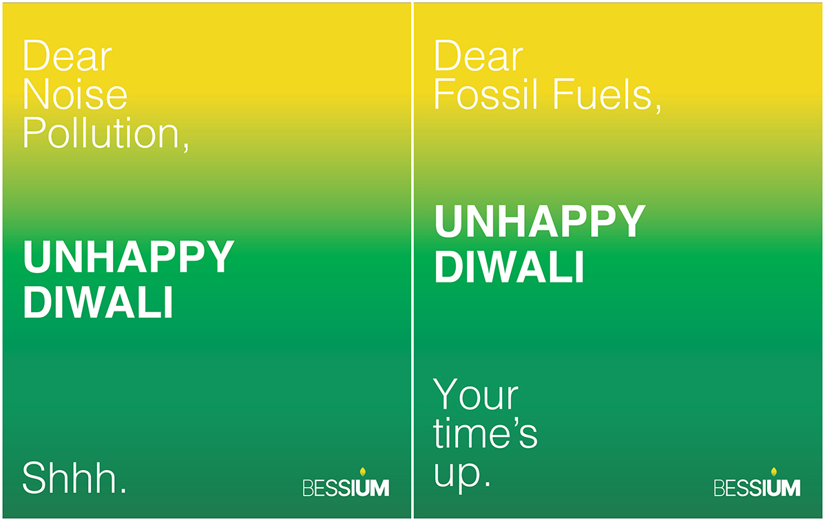 BESSIUM wishes the planet an ‘UnHappy Diwali’ in EFGH India’s anti-pollution campaign