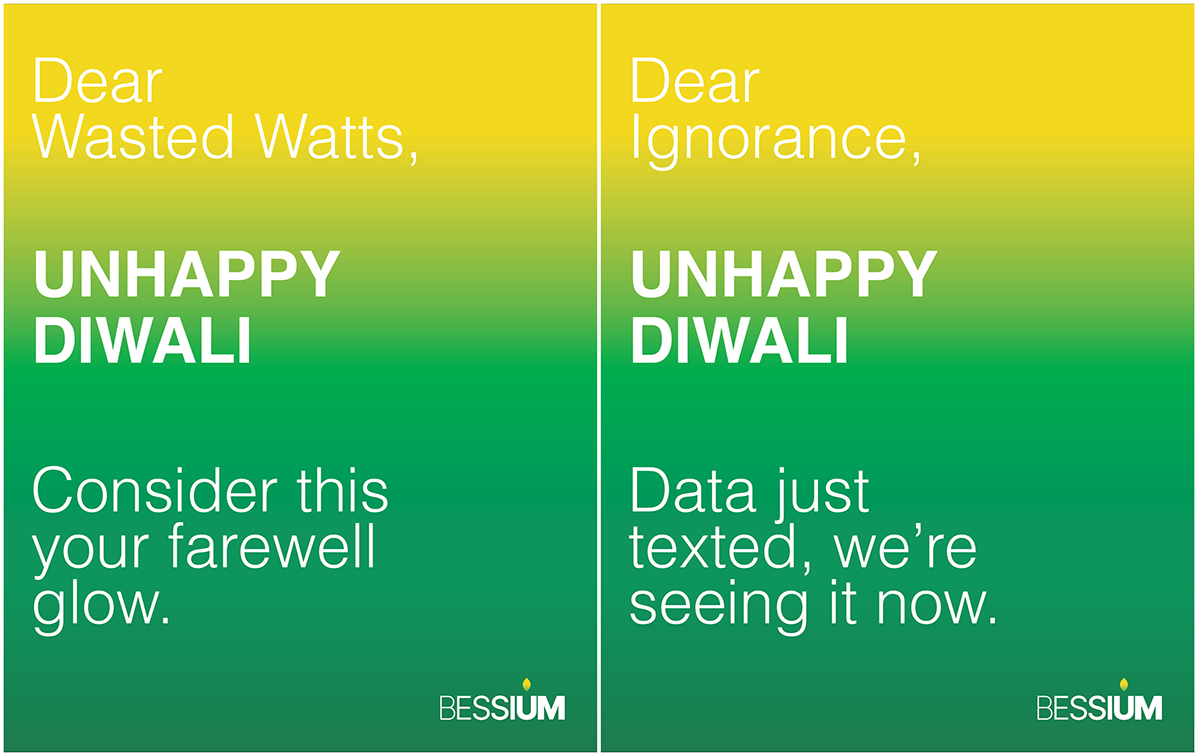 BESSIUM wishes the planet an ‘UnHappy Diwali’ in EFGH India’s anti-pollution campaign