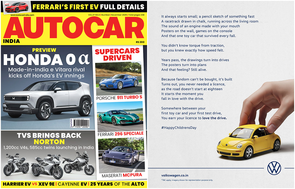 Volkswagen India takes drivers back to the moment their love for cars was born