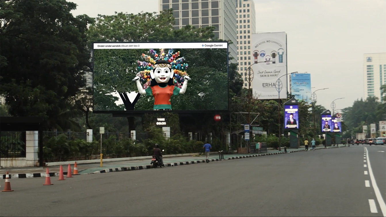 DDB Singapore, Superson, and Hagia Labs bring AI-Powered billboards to life for Google Gemini