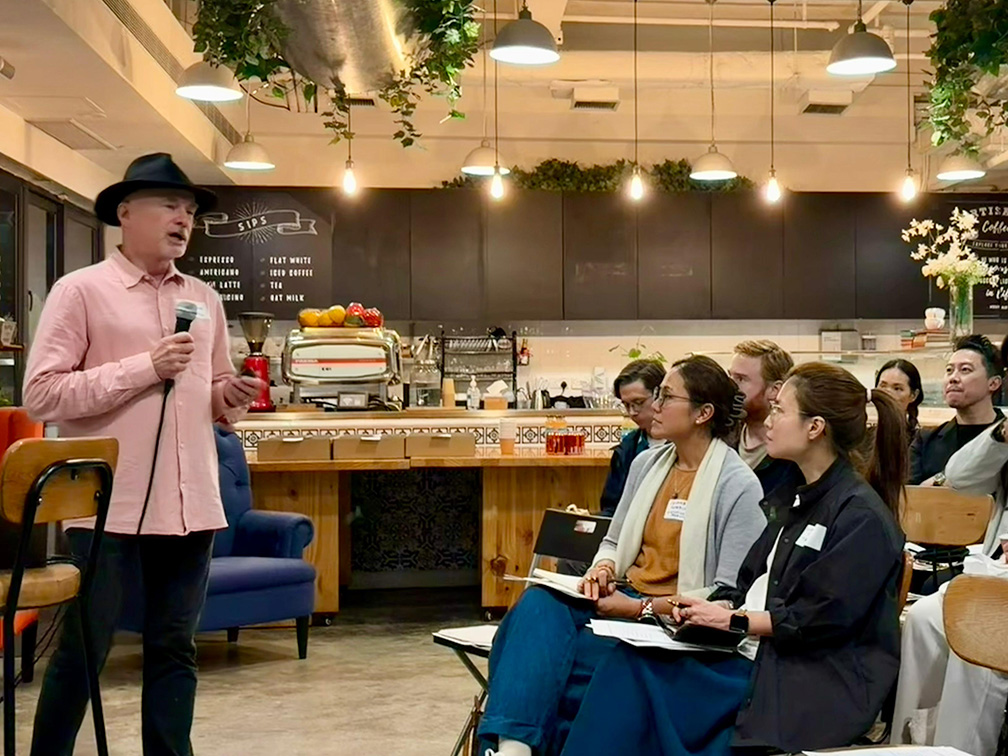 Chris Kyme’s Postcard from Hong Kong with a Sydney visitor: Music Mill’s Bruce Tweedie