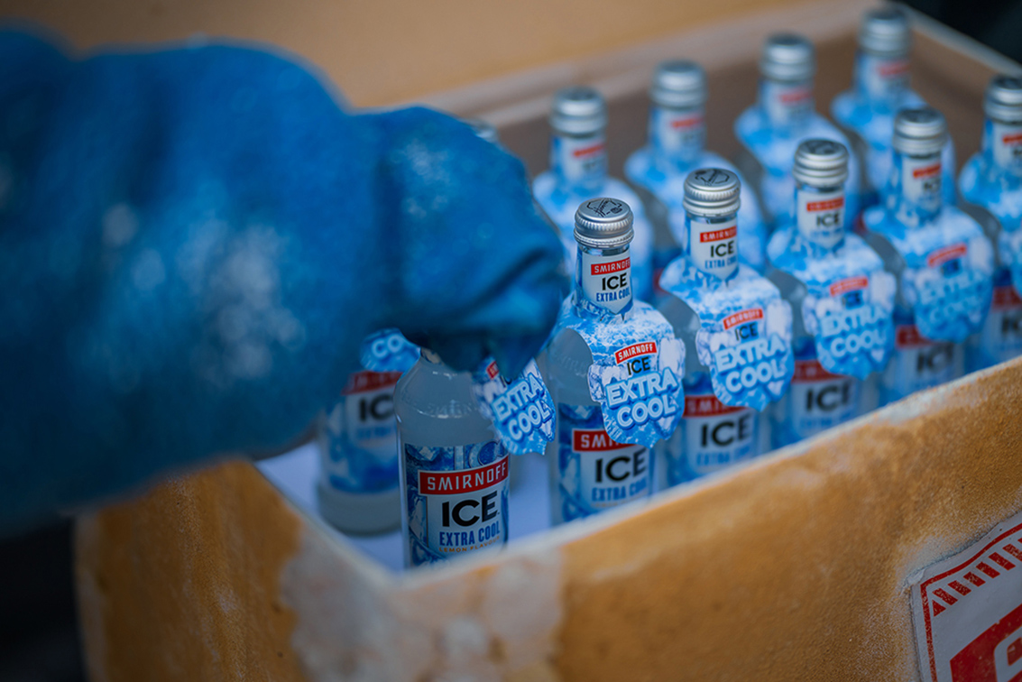 Youngster BKK freezes Bangkok with ‘Extra Coolivery’ stunt for Smirnoff Ice Extra Cool