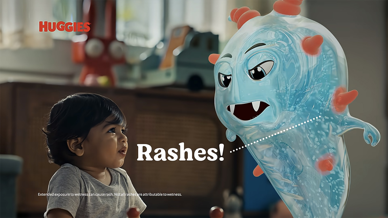 Huggies India launches new ‘Geelu Monster’ film highlighting fastest absorption claim