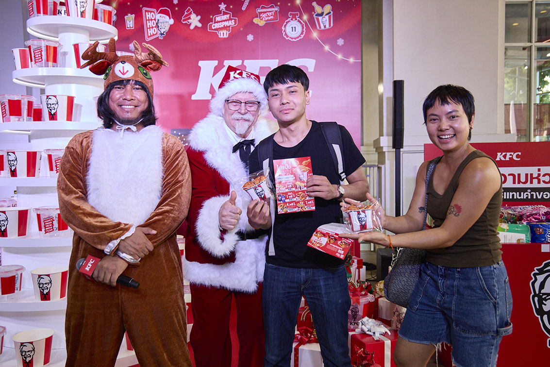 Colonel Sanders becomes ‘Sanders Claus’ in KFC Thailand’s new holiday campaign