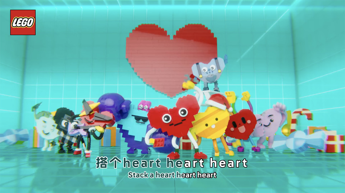 Our LEGO Agency Shanghai brings love to life with playful LEGO ‘Hearts Squad’