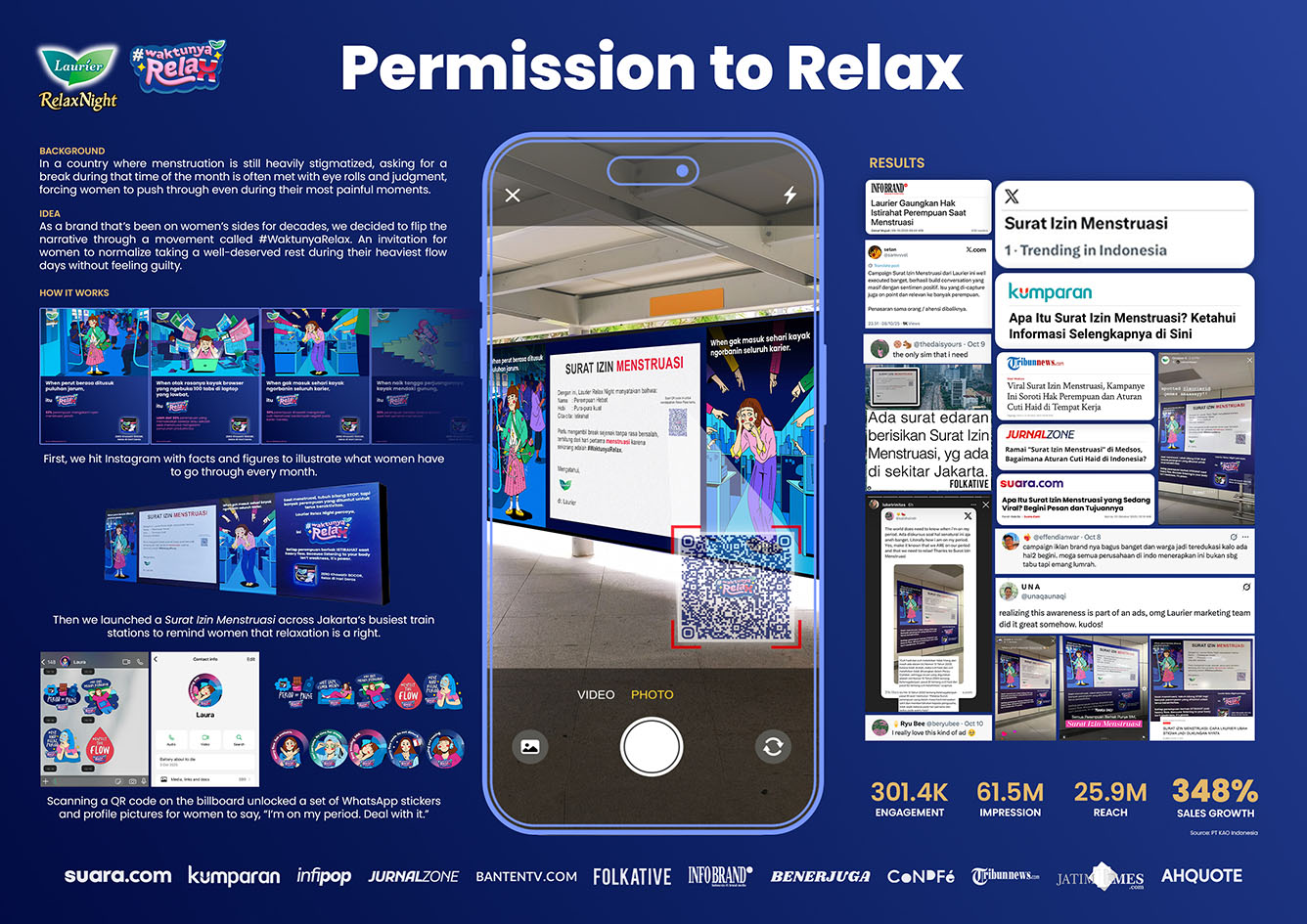 Laurier and SALVO challenge period pain stigma with “Permission To Relax” campaign