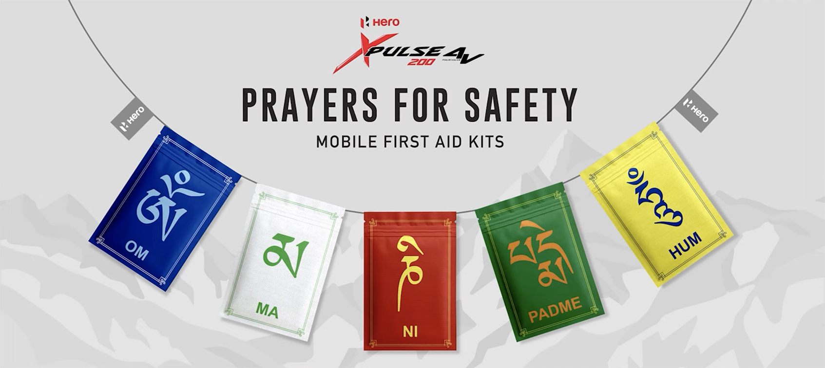 Hero and Saatchi & Saatchi India reimagine Himalayan prayer flags as portable first-aid kits
