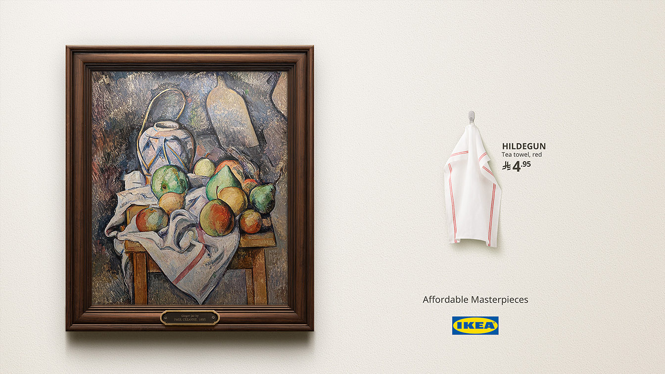 IKEA turns art into furniture in ‘Affordable Masterpieces’ campaign via Memac Ogilvy
