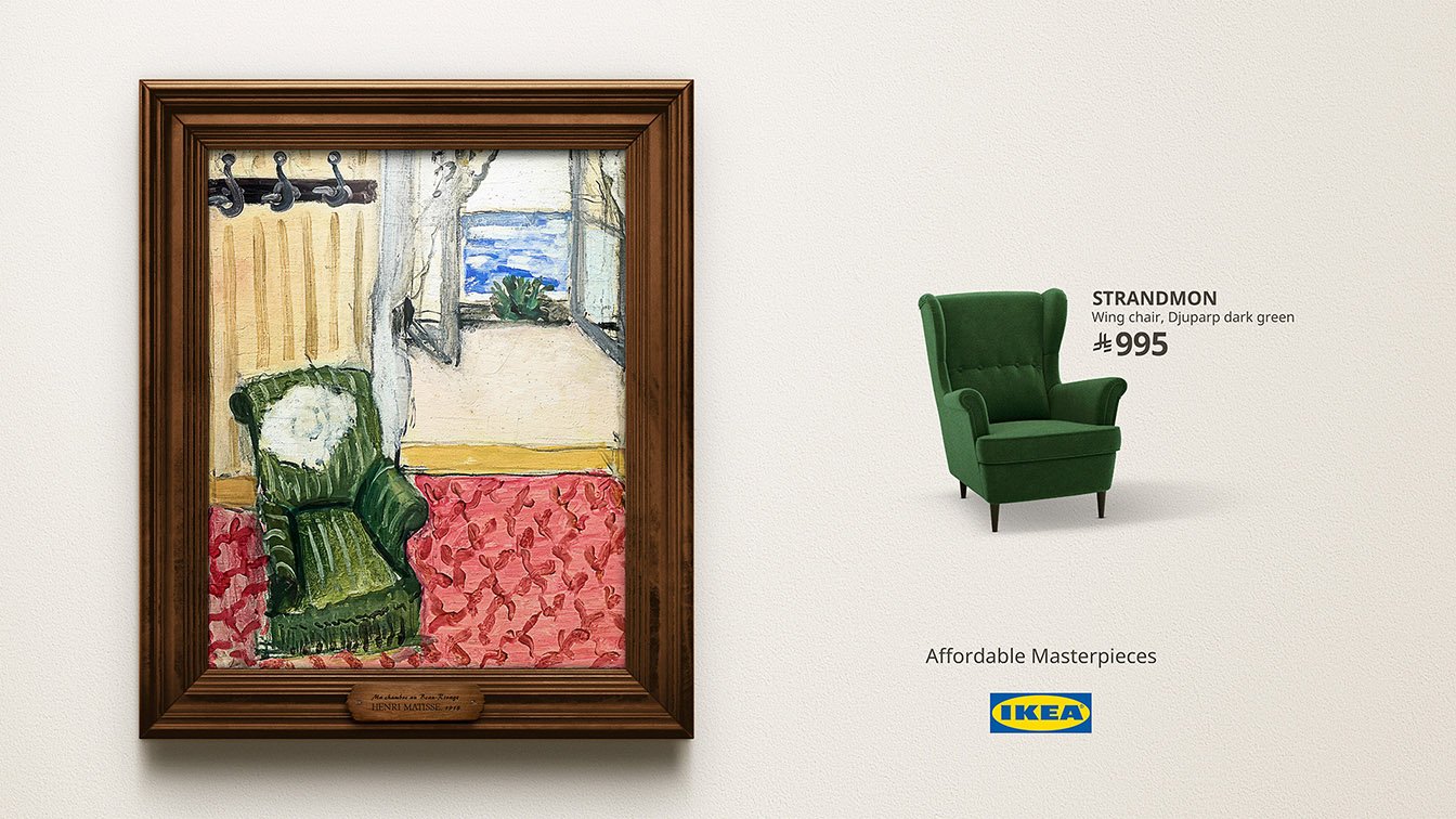 IKEA turns art into furniture in ‘Affordable Masterpieces’ campaign via Memac Ogilvy