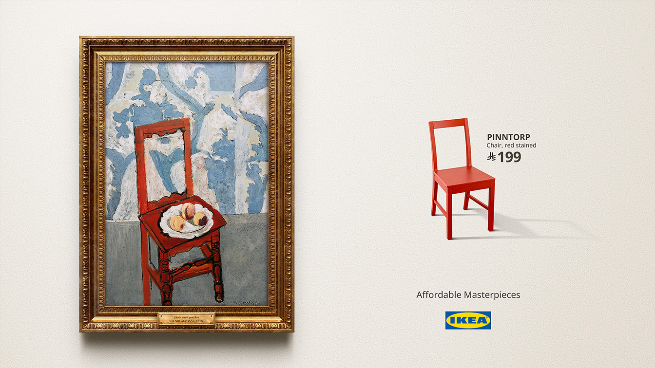 IKEA turns art into furniture in ‘Affordable Masterpieces’ campaign via Memac Ogilvy
