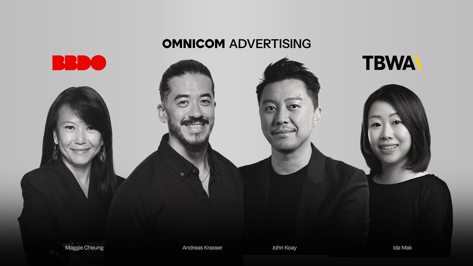 Omnicom Advertising unveils new Hong Kong structure and leadership team lead by Andreas Krasser, John Koay, Maggie Cheung and Ida Mak