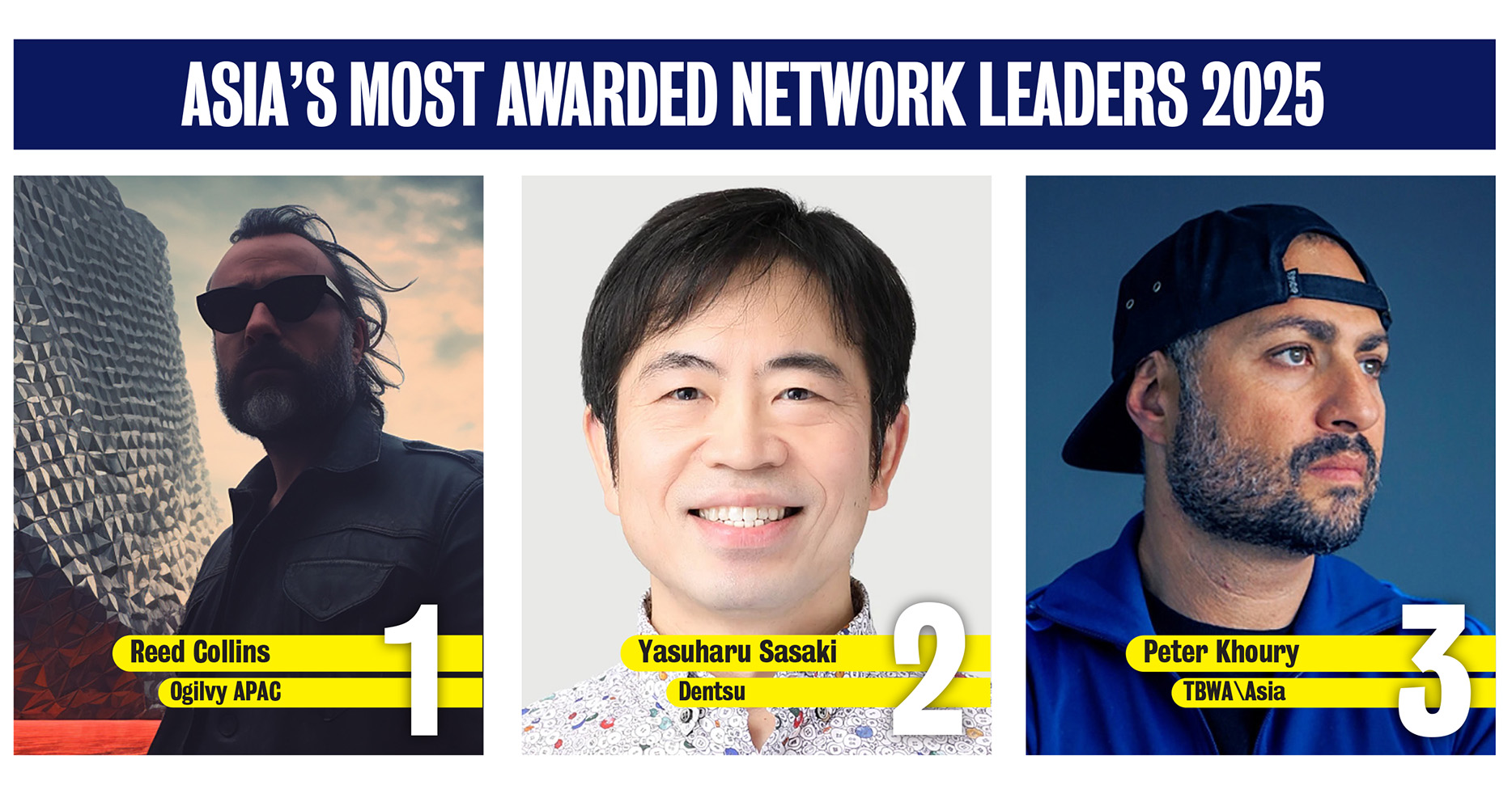 Four in a row for Ogilvy as Asia’s Creative Network of the Year in 2025 Campaign Brief Asia Creative Rankings: Dentsu and TBWA move up to rank #2  and #3, followed by Leo #4 and VML #5