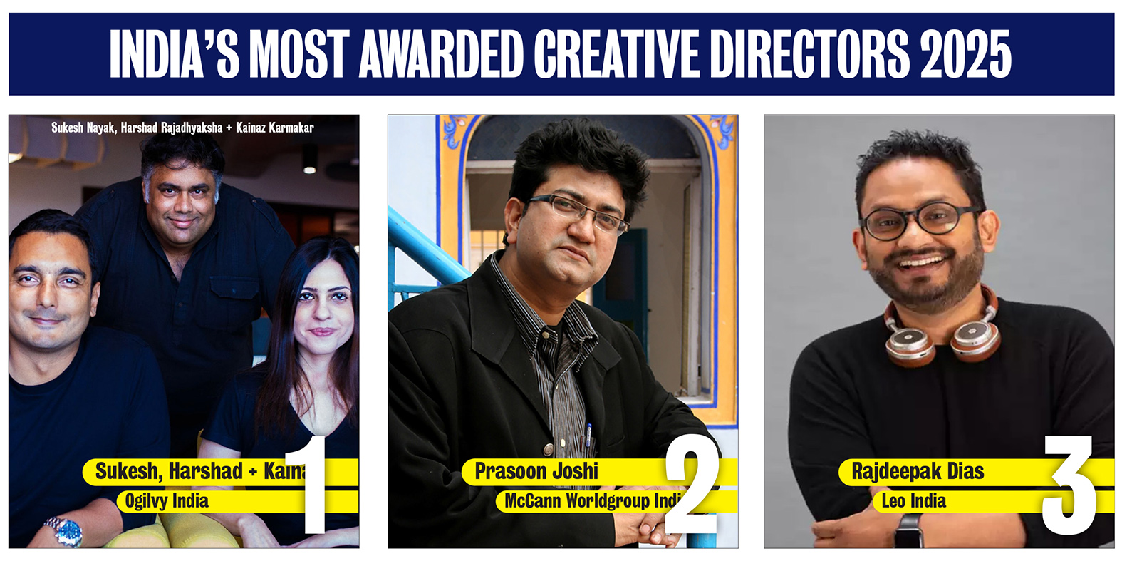 Ogilvy rises up to take out Agency of the Year in Campaign Brief Asia’s 2025 India Creative Rankings: McCann moves up to #2, Leo ranks #3