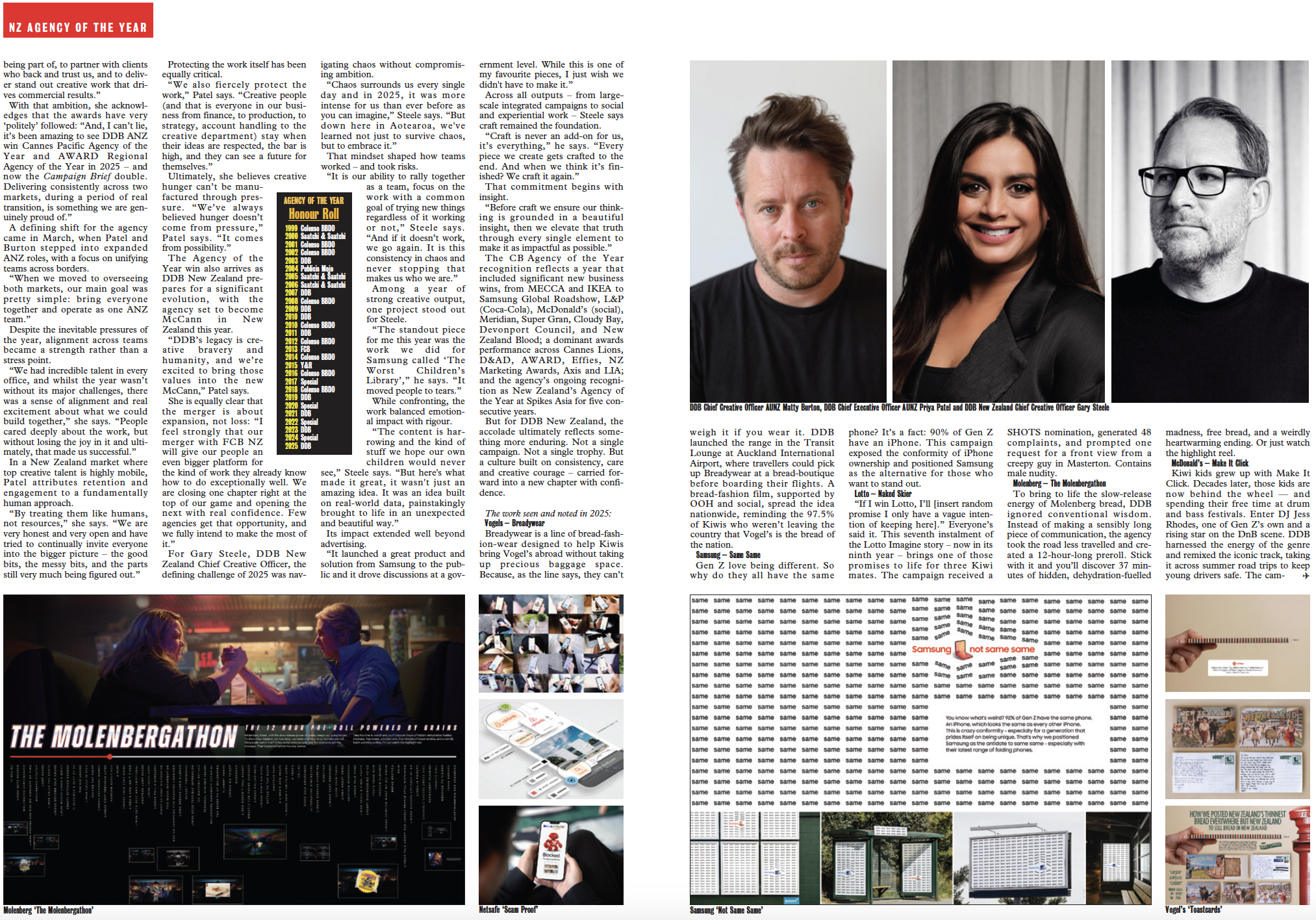 DDB crowned Campaign Brief 2025 New Zealand Agency of the Year ~ people-first leadership, creative + craft excellence at scale