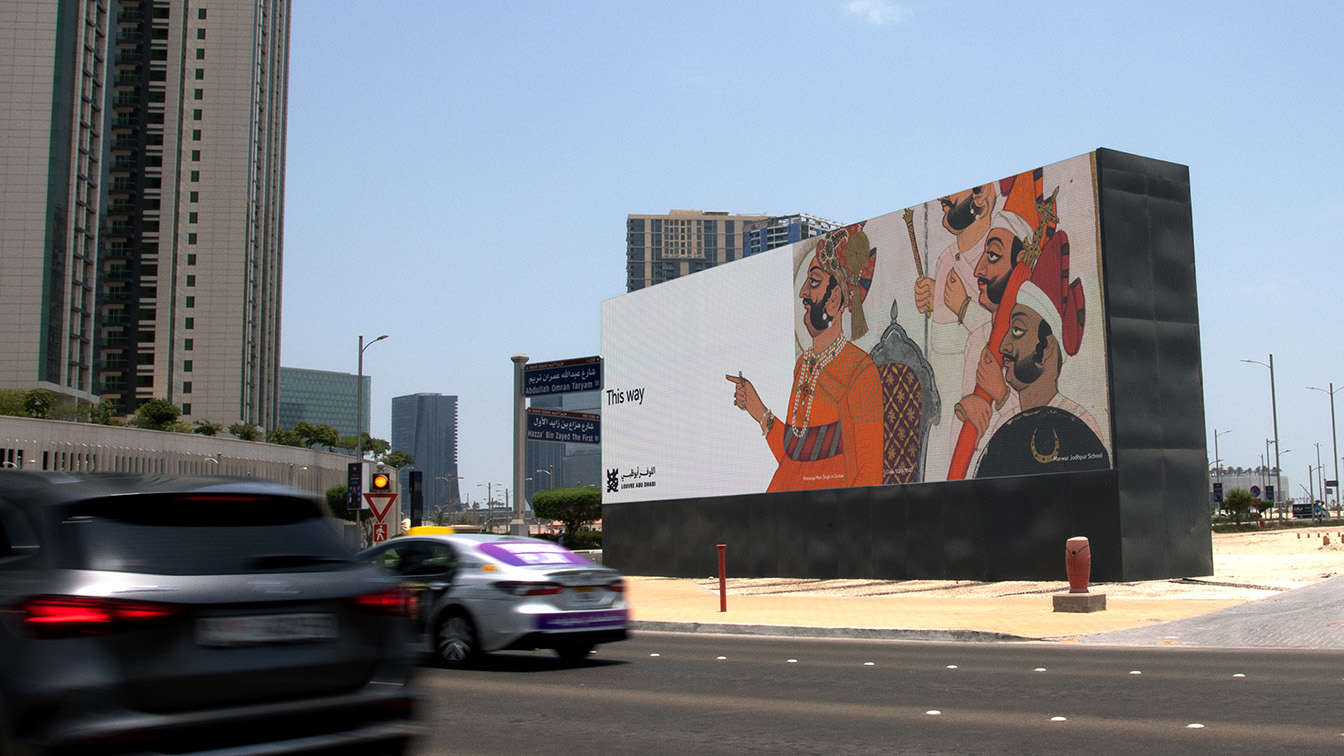 Louvre Abu Dhabi and Publicis make art unmissable with cultural wayfinding campaign