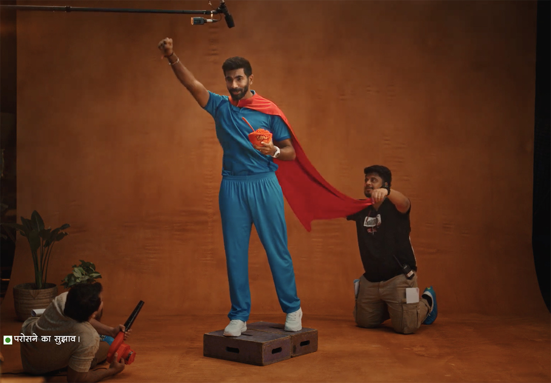 Jasprit Bumrah shows his fun side in Sunfeast YiPPee! Magic Masala film via Ogilvy India