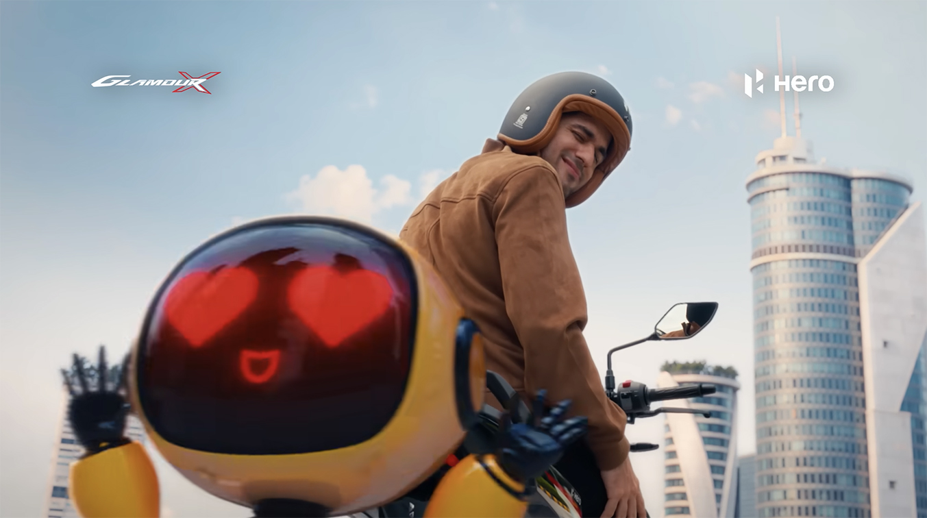Hero MotoCorp + FCB Interface create futuristic Glamour X campaign with robotic love story