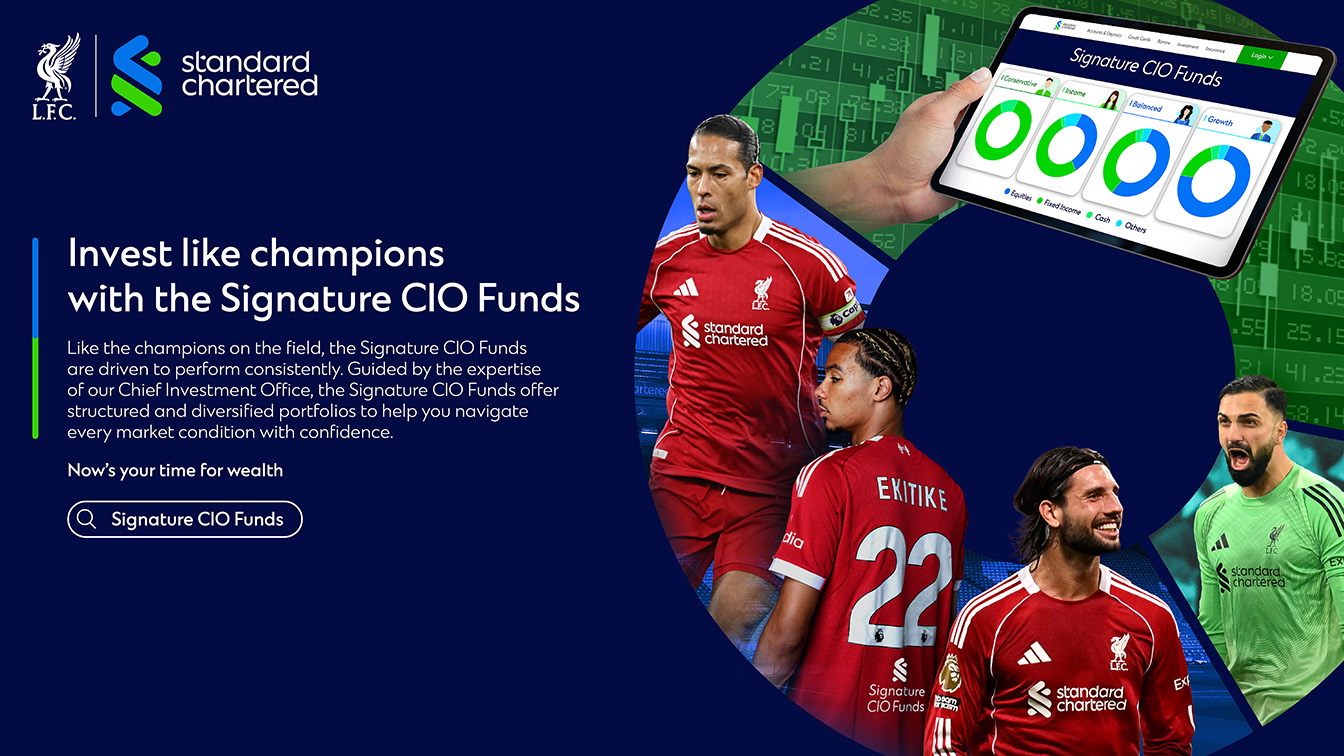 Standard Chartered taps Liverpool Football Club to promote signature CIO Funds globally