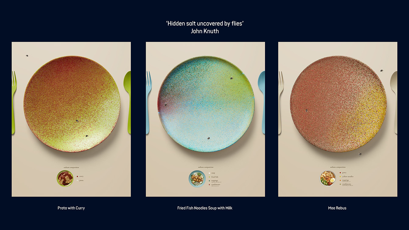 Singapore’s hidden sodium problem revealed in TBWA\Singapore’s ‘Salt Buries True Flavours’