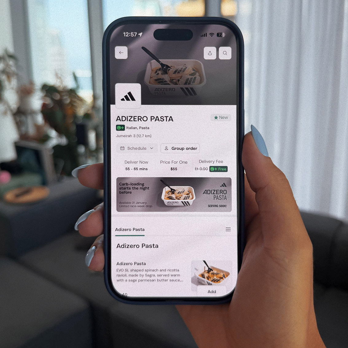 adidas and Havas Middle East launch Adizero Pasta to engage Dubai marathon runners