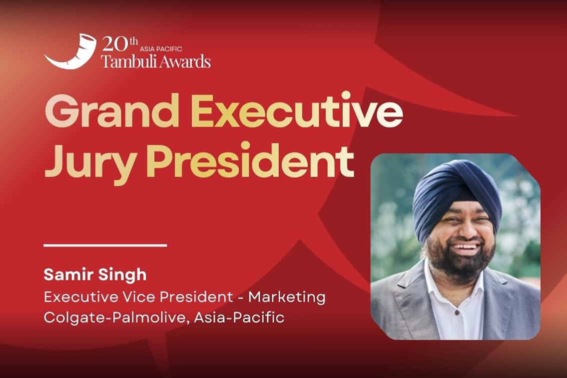 Colgate-Palmolive APAC’s Samir Singh to Lead APAC Tambuli Awards Grand Executive Jury