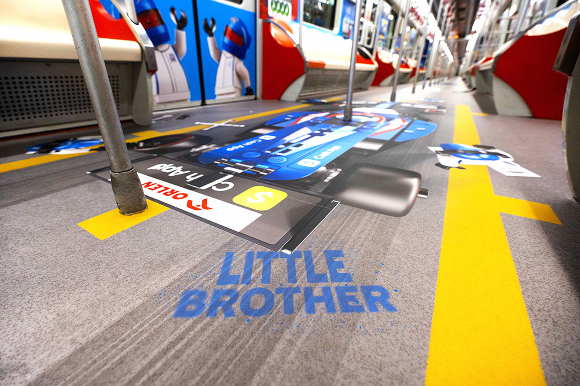 LEGO China turns Shanghai metro into full-scale F1 experience for Grand Prix activation