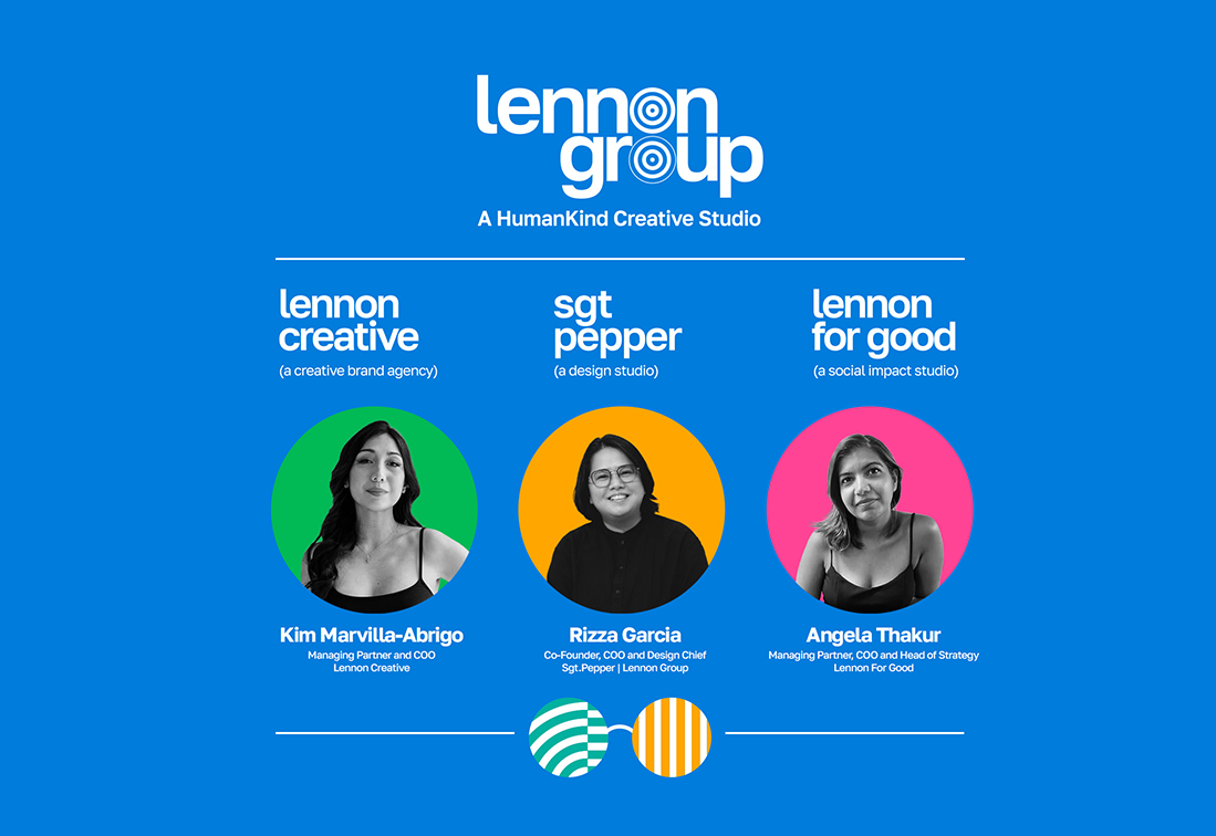 Lennon Group expands with three specialized creative studios: Sgt.Pepper, Lennon Creative and Lennon For Good Studios