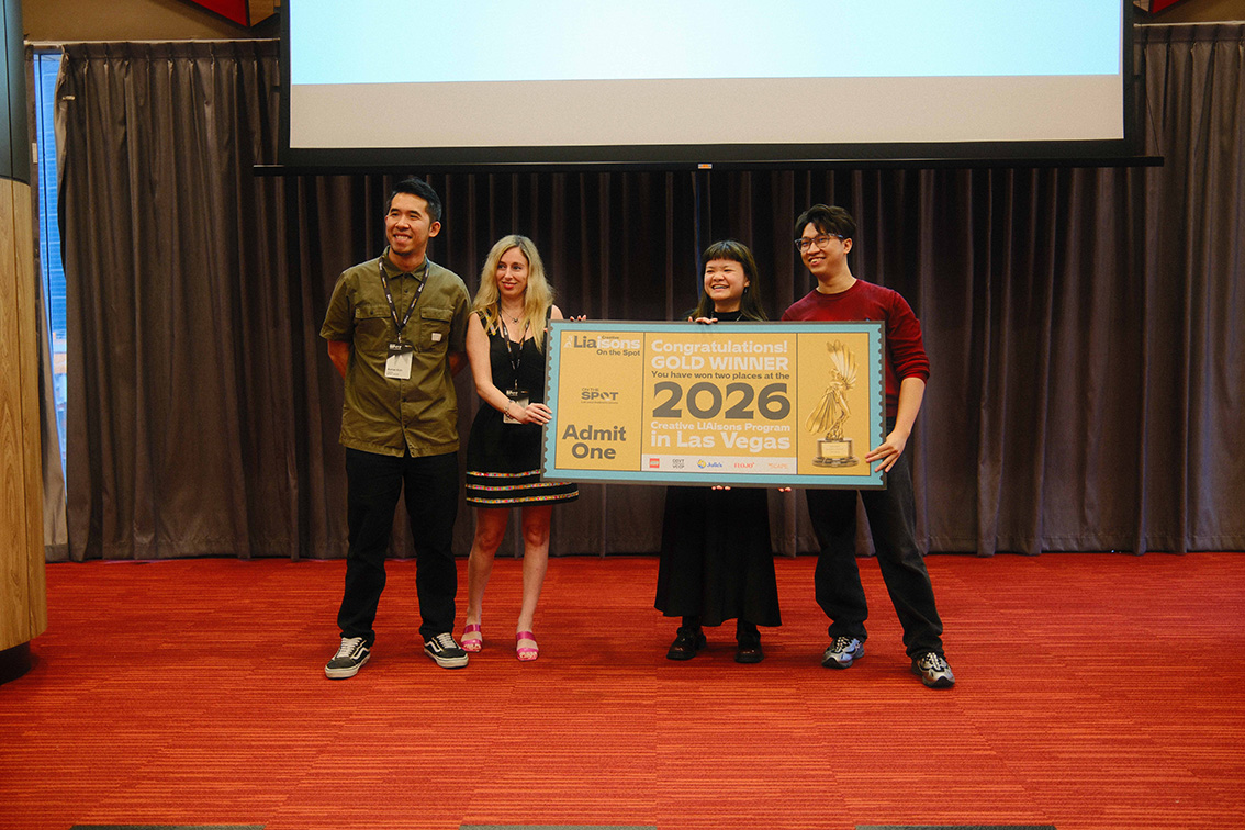 Yip Su Ann and Seth Low take top prize at ‘On the Spot’ Singapore competition winning places to LIA’s Creative LIAisons in Las Vegas