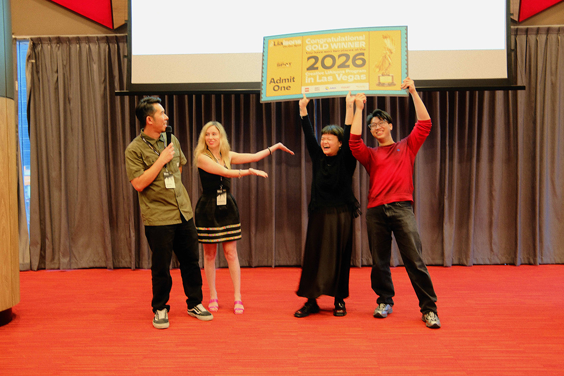 Yip Su Ann and Seth Low take top prize at ‘On the Spot’ Singapore competition winning places to LIA’s Creative LIAisons in Las Vegas