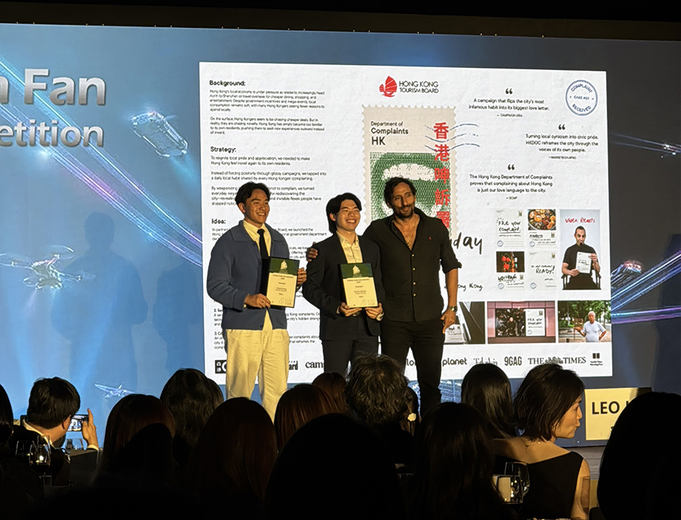TBWA HK’s Martin Manho and Gaius Kwong win Young Kam Fan, gear up for Cannes Young Lions