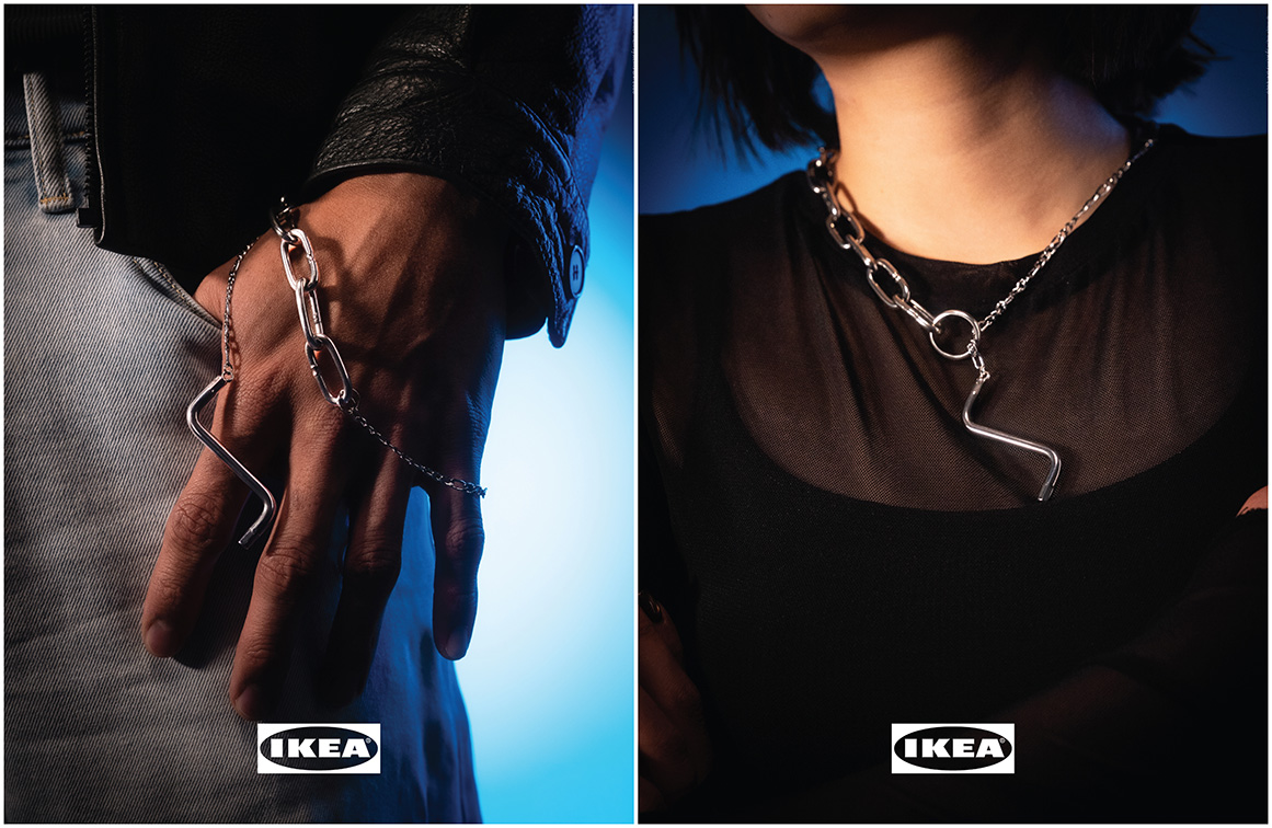 IKEA Singapore and The Secret Little Agency turn its allen key into jewellery with ALLËNKI