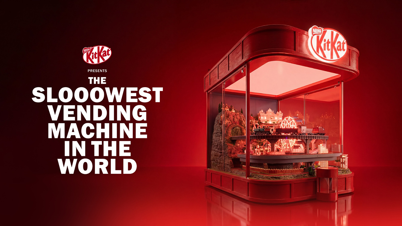 KitKat and VML slows things down with ‘The Slooowest Vending Machine in the World’