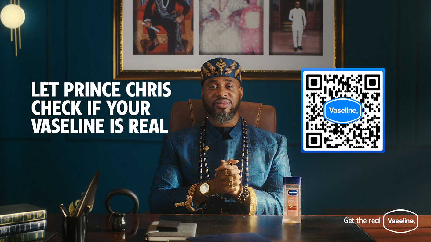 Leo Singapore enlists a real Nigerian Prince to tackle counterfeit Vaseline in Nigeria