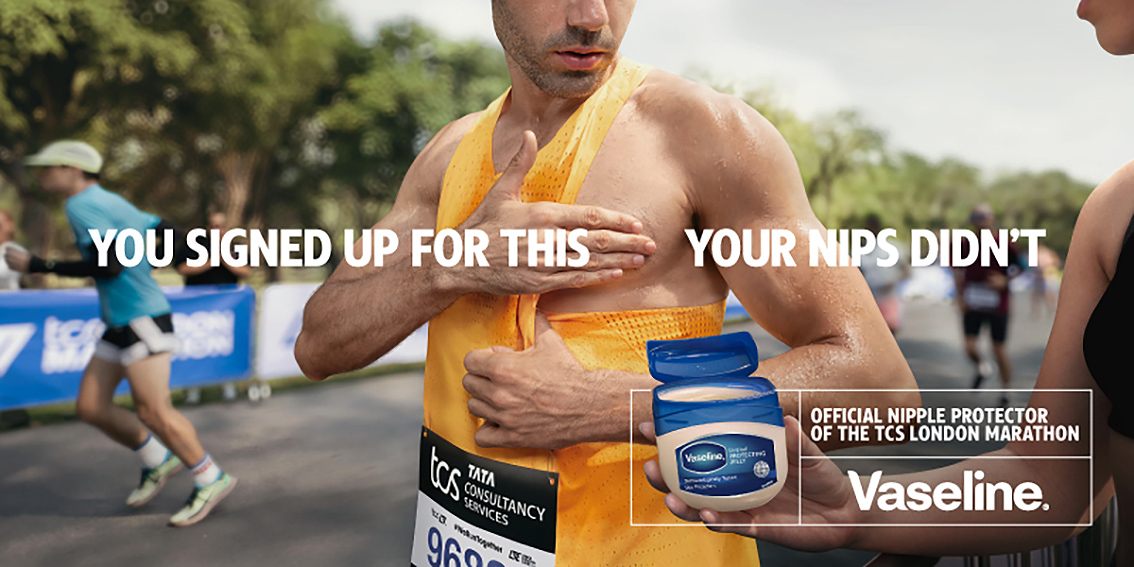 Vaseline sponsors nipples at London Marathon