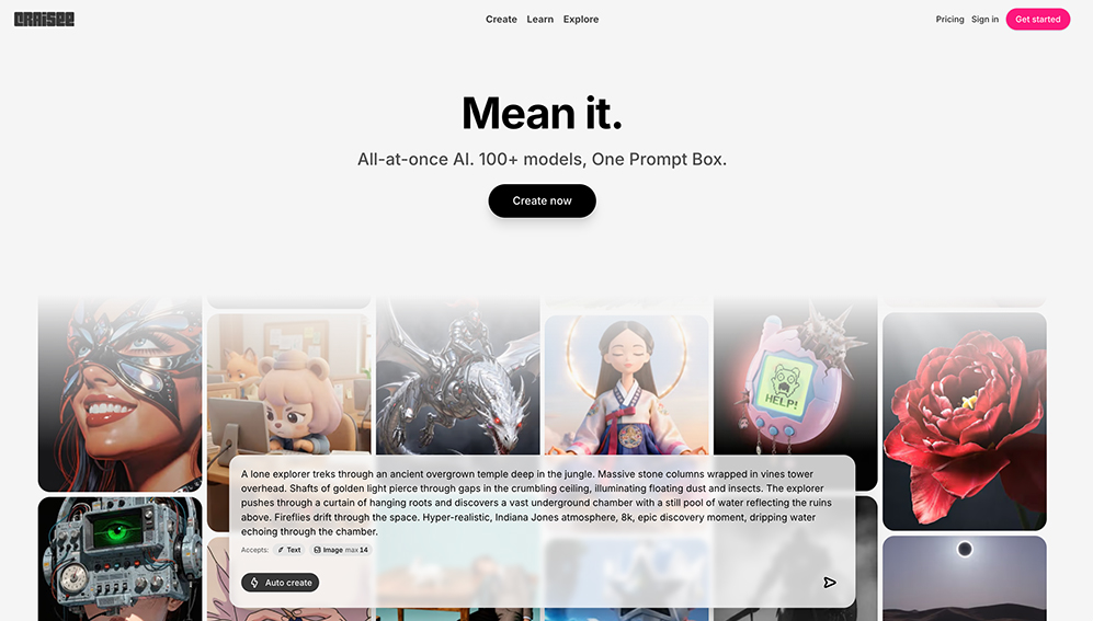 CRAISEE, developed by Flux AI Asia, launches Global all-at-once AI Creative Platform