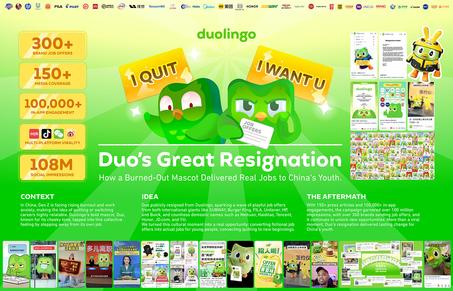 Fred & Farid Shanghai turns Duolingo mascot resignation into viral social phenomenon