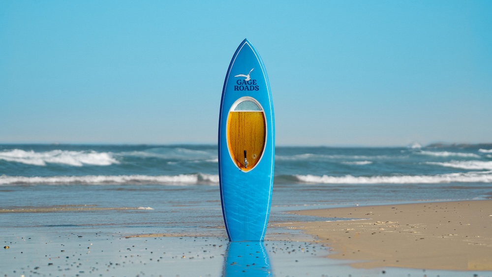 Aussie beer brand Gage Roads Brew Co launches the world’s first surfboard filled with beer