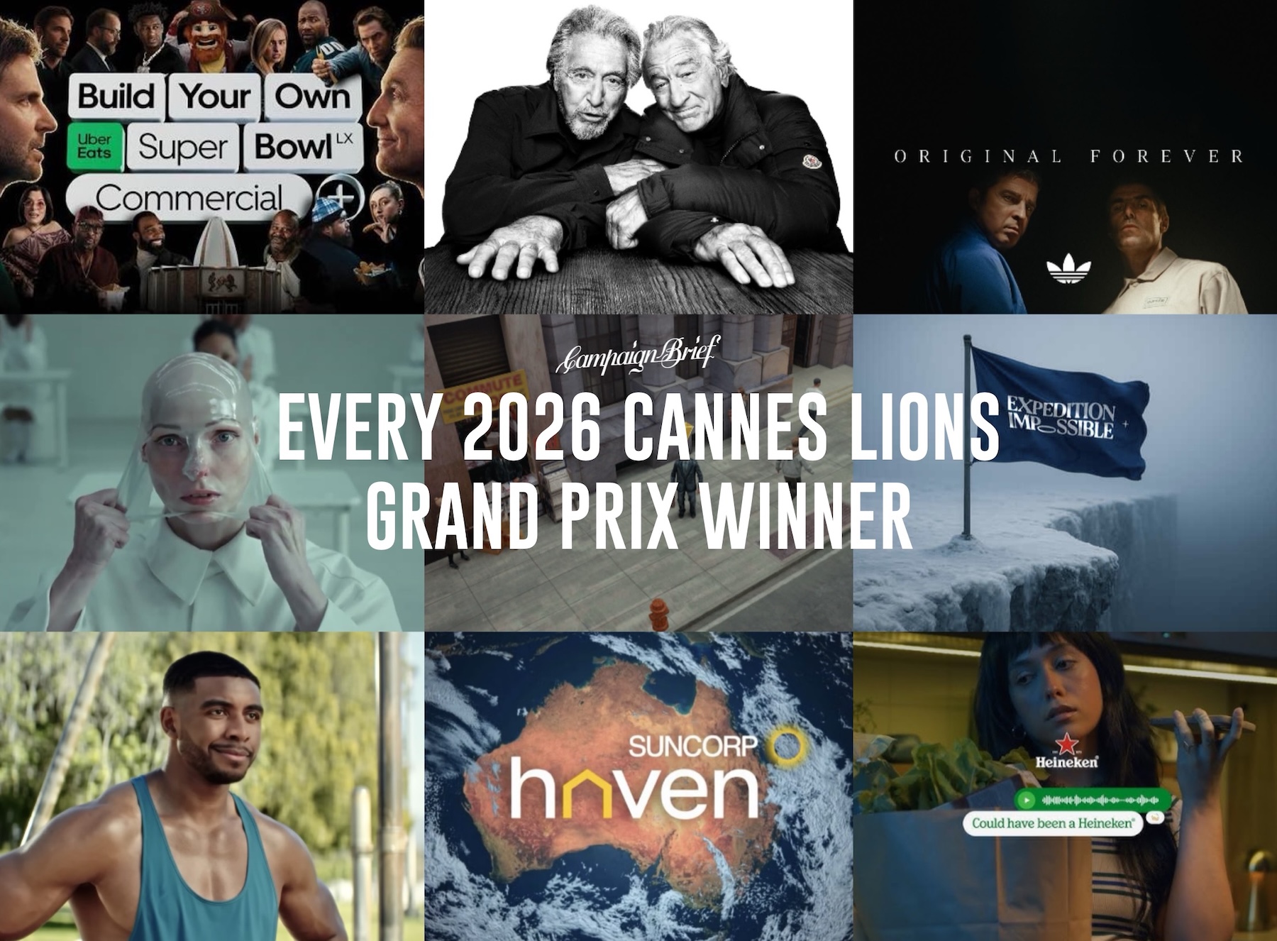View every 2026 Cannes Lions Grand Prix winner
