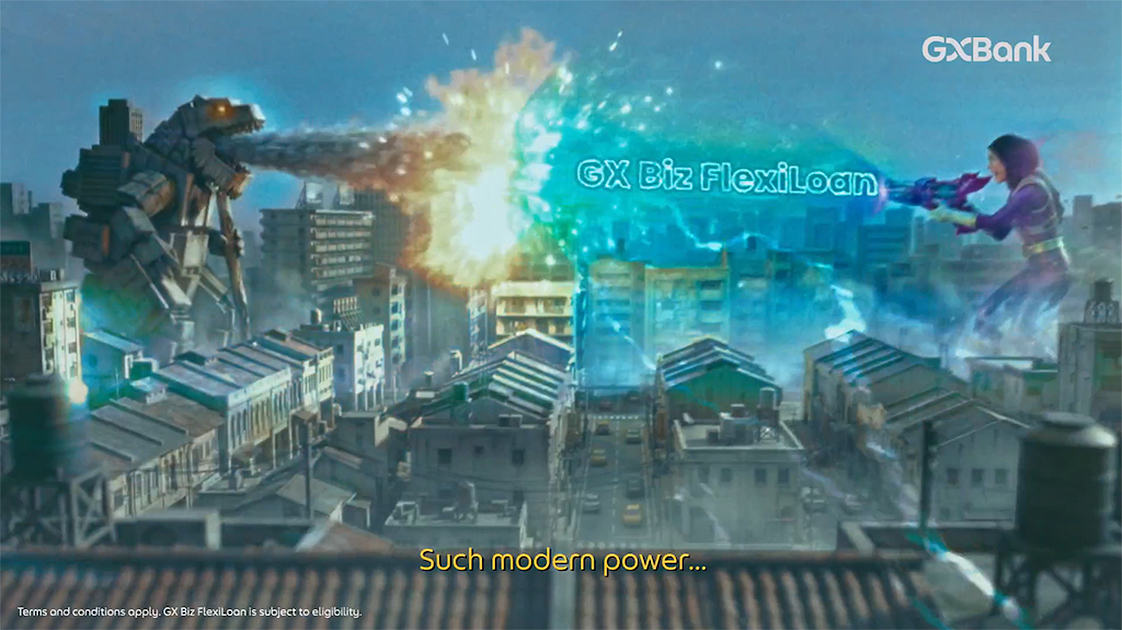 GXBank battles banking monsters in Tokusatsu-inspired campaign from Publicis Groupe Malaysia