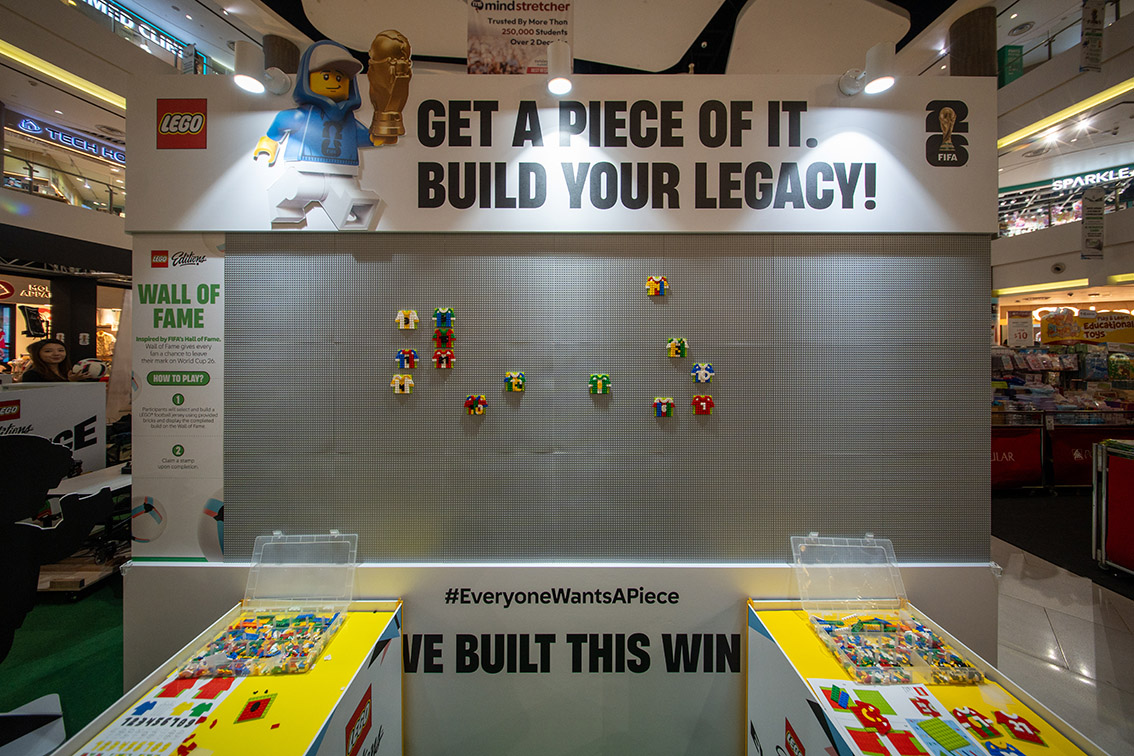 LEGO kicks off FIFA World Cup 2026 celebrations in Singapore with football fan experience