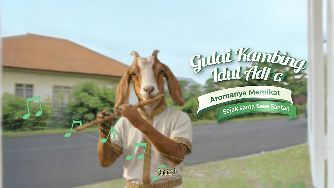 Animal3 and Sasa Santan return to Idul Adha with goat-themed sequel campaign