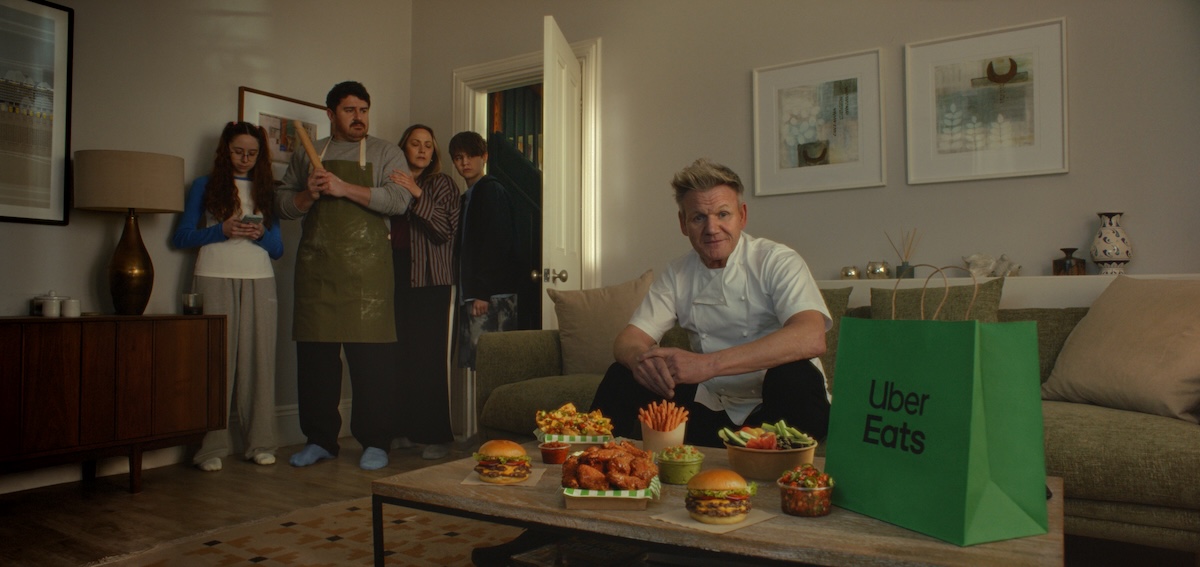 Gordon Ramsay stars in Uber Eats’ first-ever global campaign across 17 markets via Mother